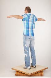 Whole Body Man T poses Casual Average Studio photo references